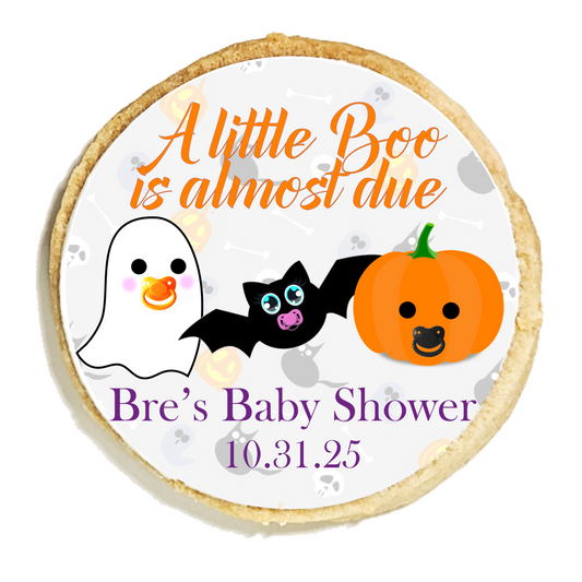 Halloween Baby Shower Cookies