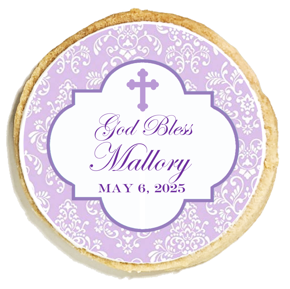 Damask Cross Cookies (1 Dozen)