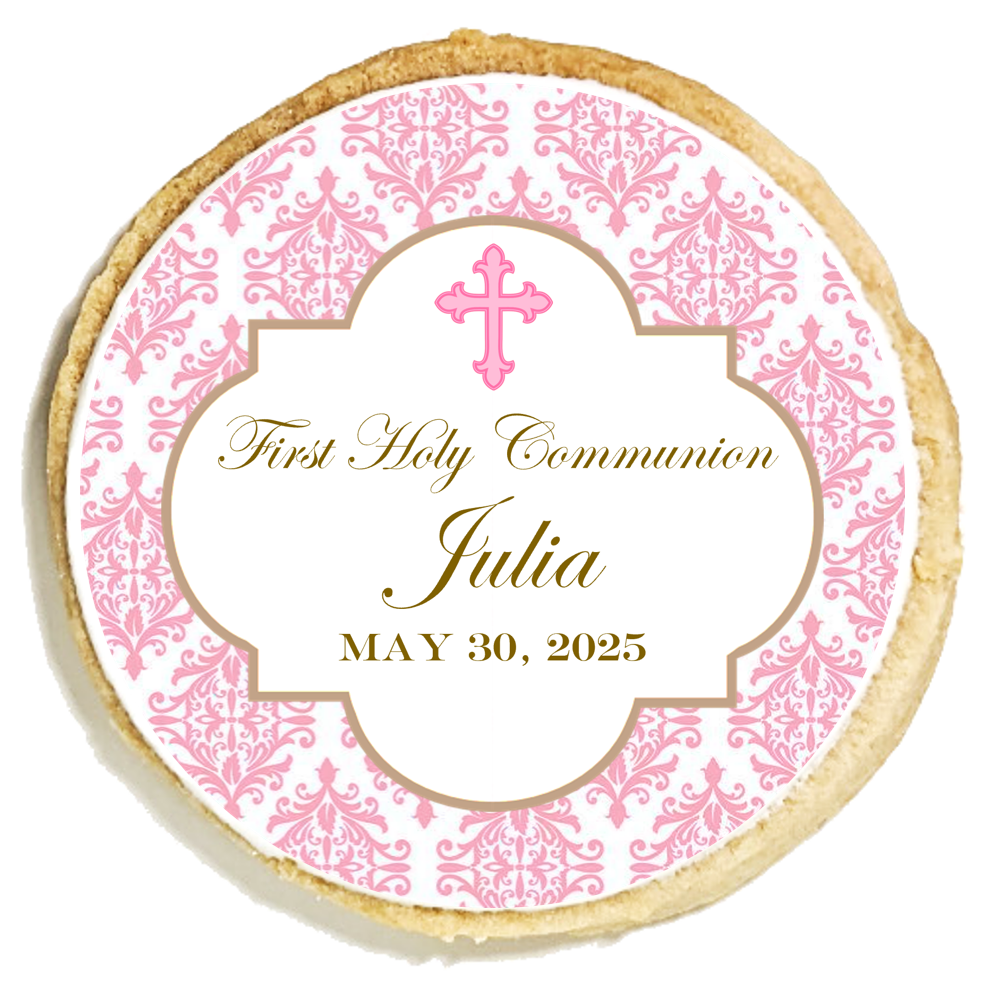 Damask Cross Cookies (1 Dozen)