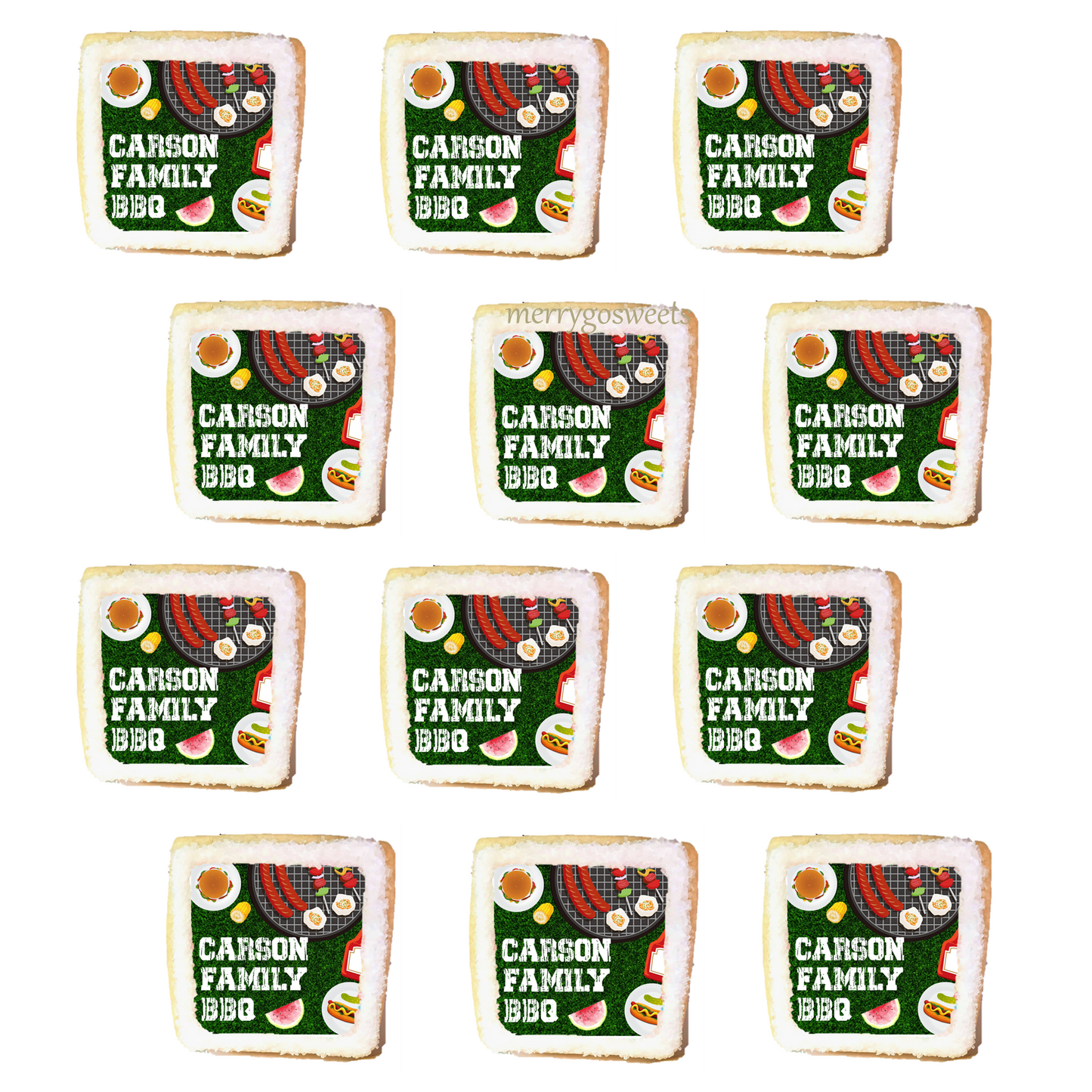 Summer BBQ Cookies (1 Dozen)