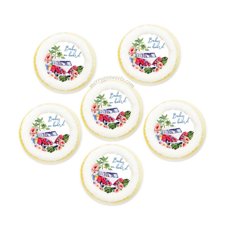 Surf Baby On Board Cookies (1 Dozen)