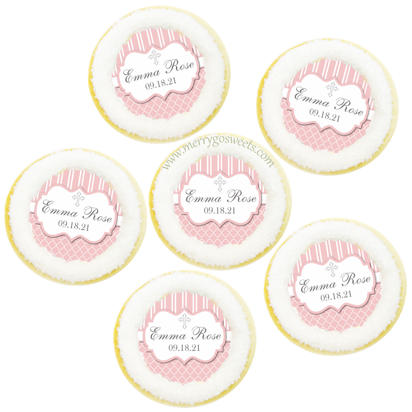 Trellis Cross Cookies (1 Dozen)