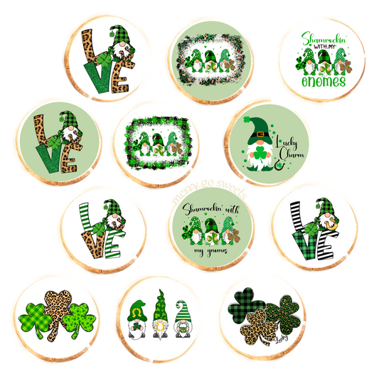 St. Patrick's Gnome Variety Cookies