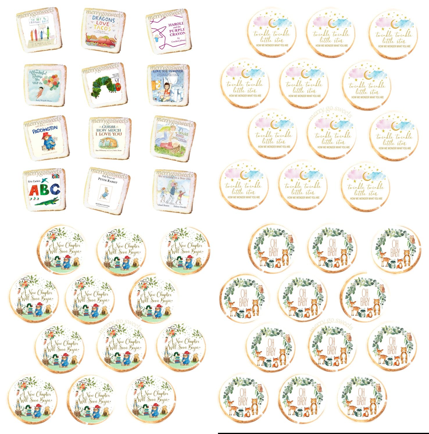 Merry Go Sweets Baby Shower Collection