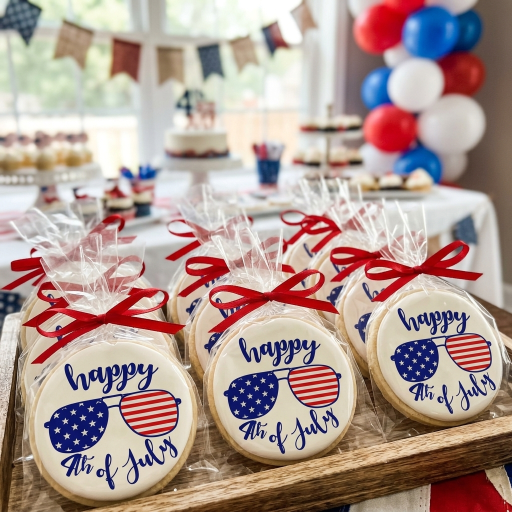 4th of July Shades Cookies