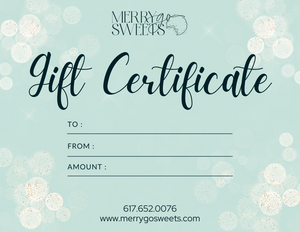 Merry Go Sweets Gift Card