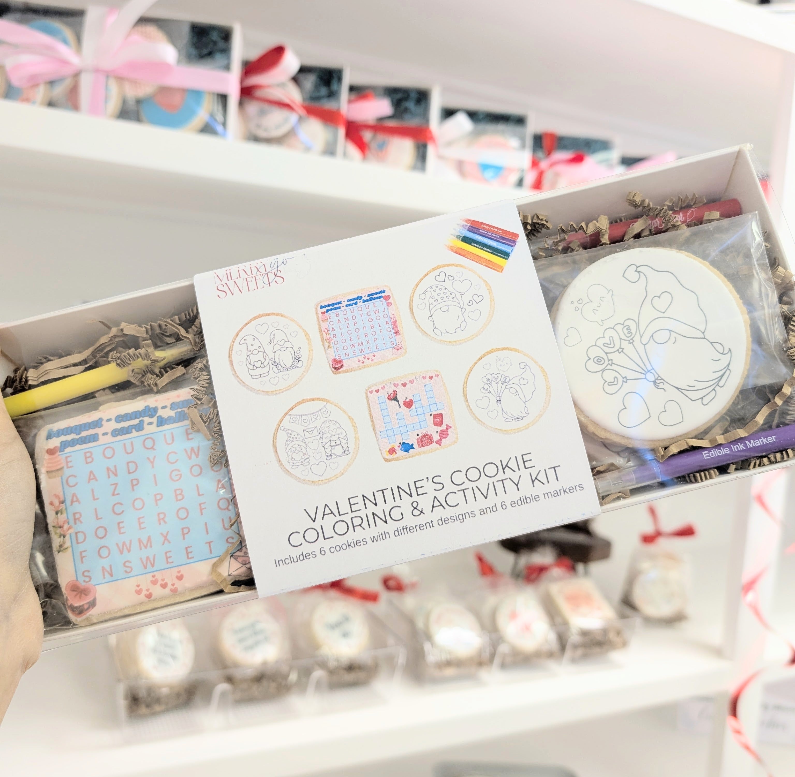 Valentine's Cookie Coloring & Activity Kit