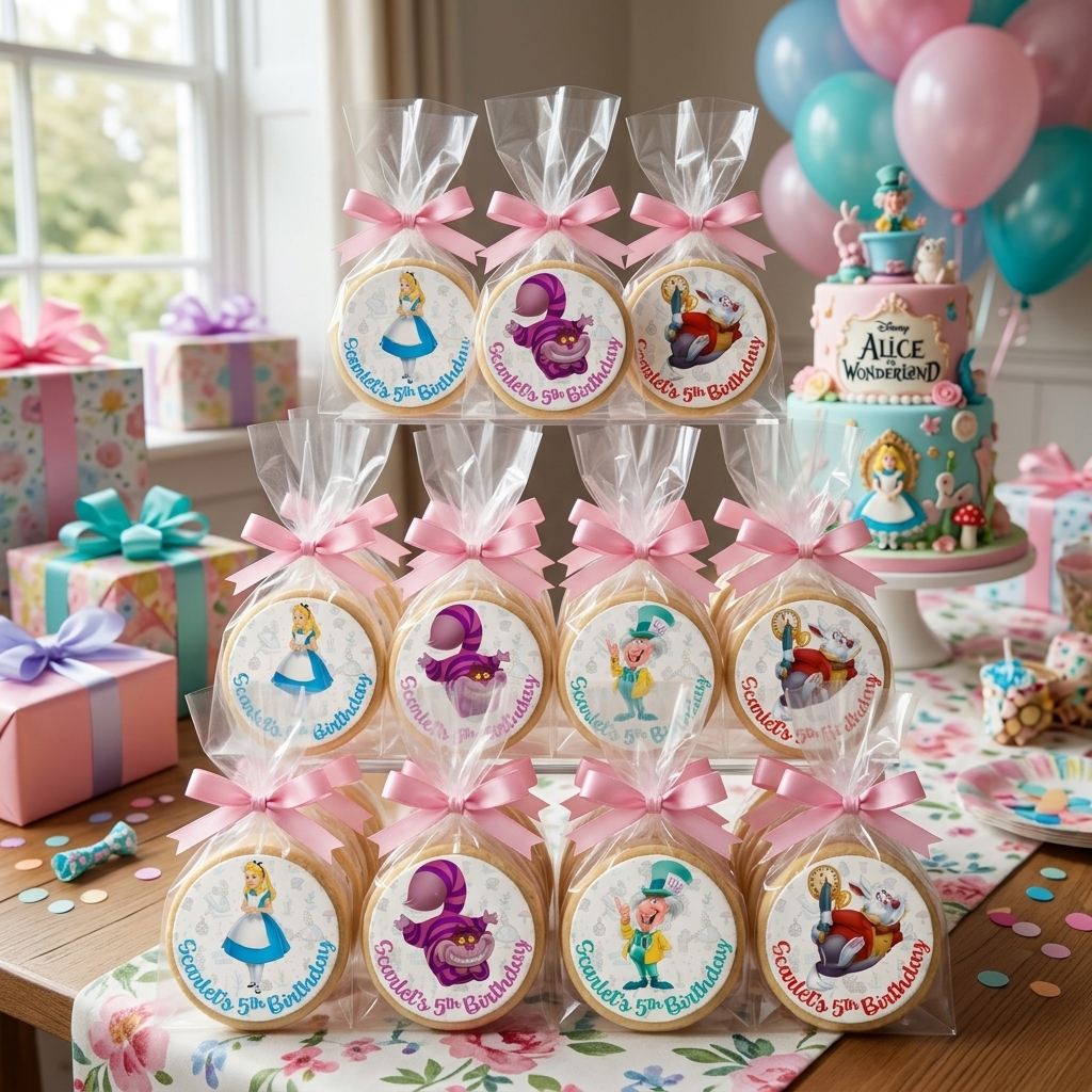 Alice in Wonderland Character Cookies