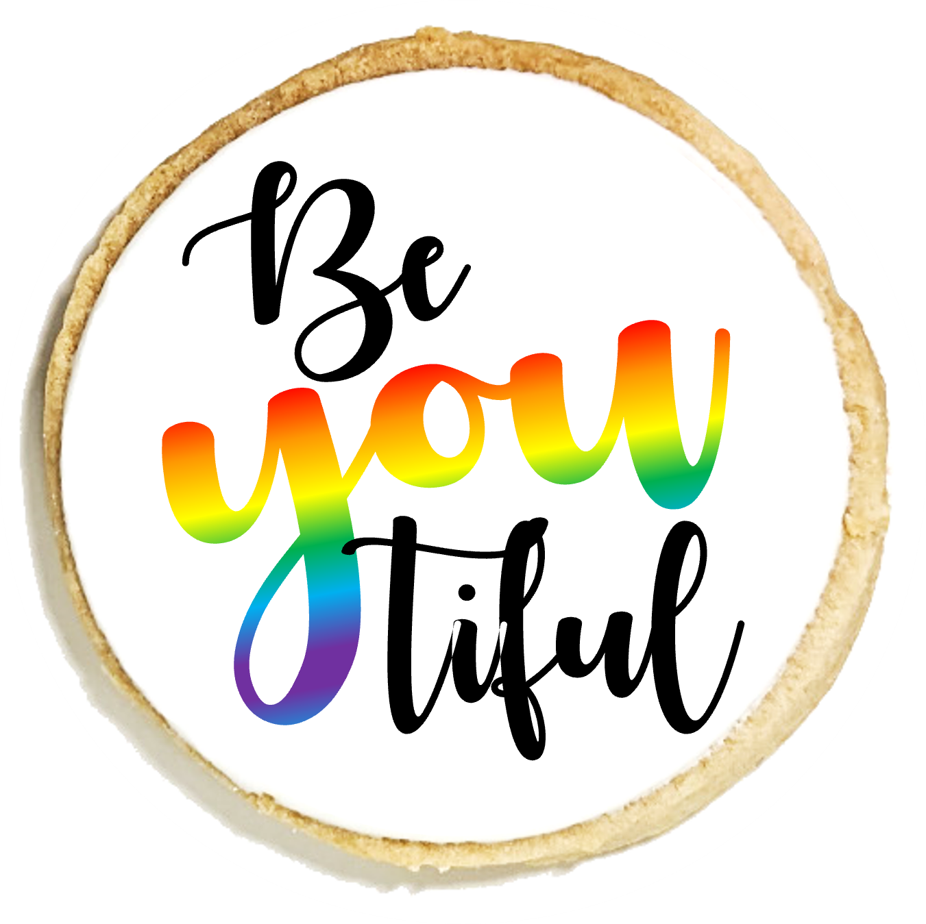 Be-YOU-tiful Rainbow Pride Cookies