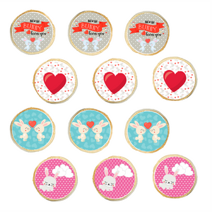 Bunny Valentine's Cookies