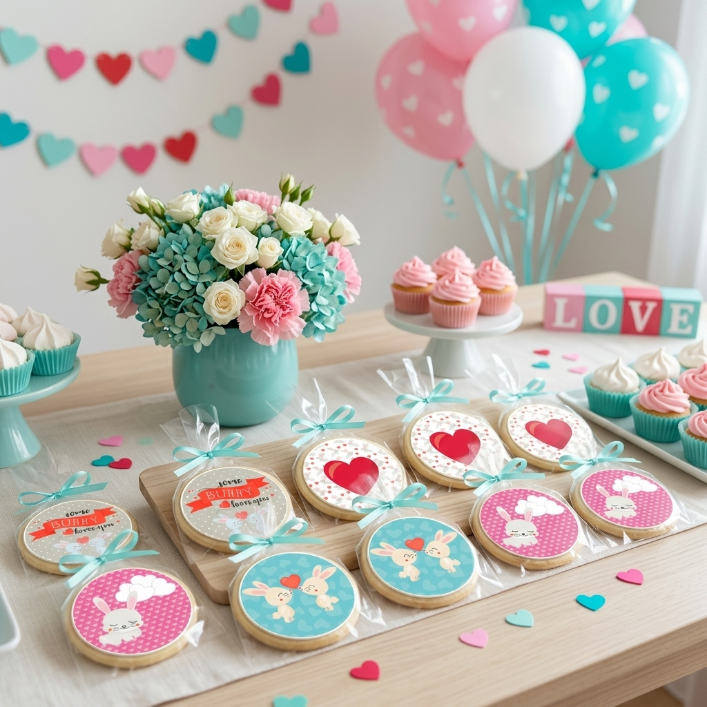 Bunny Valentine's Cookies