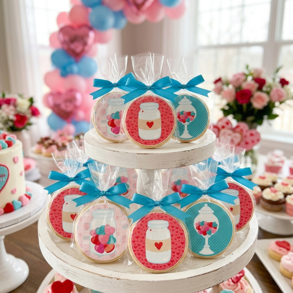 Candy Designs Valentine's Cookies