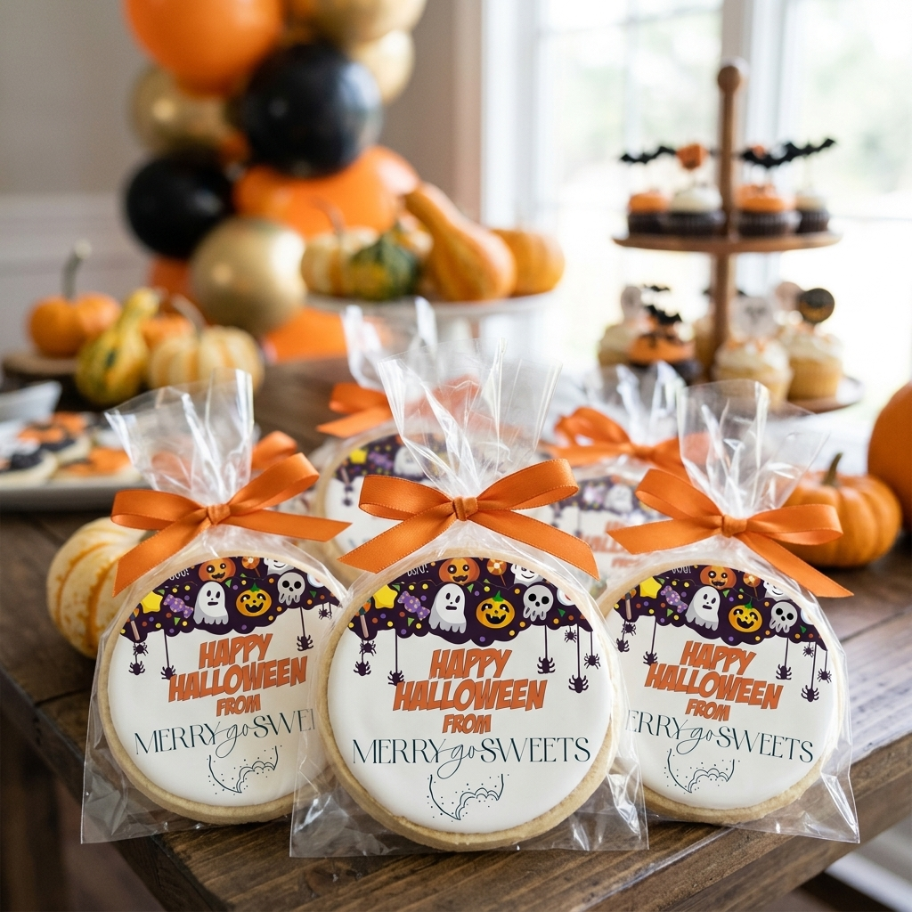 Halloween Cute Candy Logo Cookies