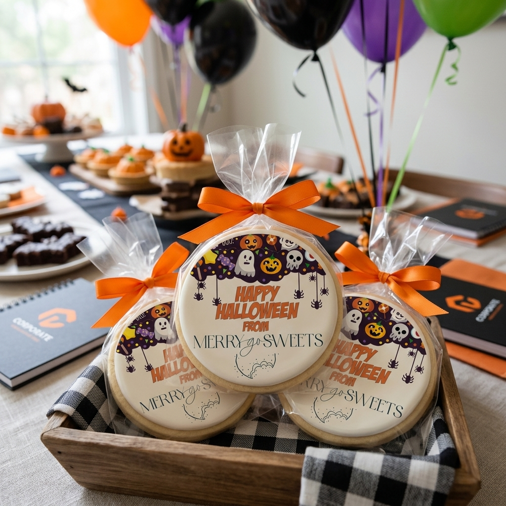 Halloween Cute Candy Logo Cookies