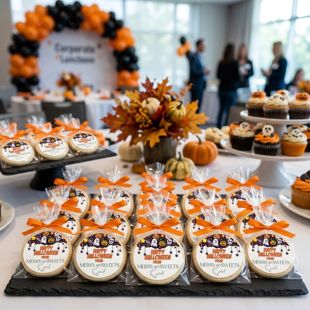 Halloween Cute Candy Logo Cookies