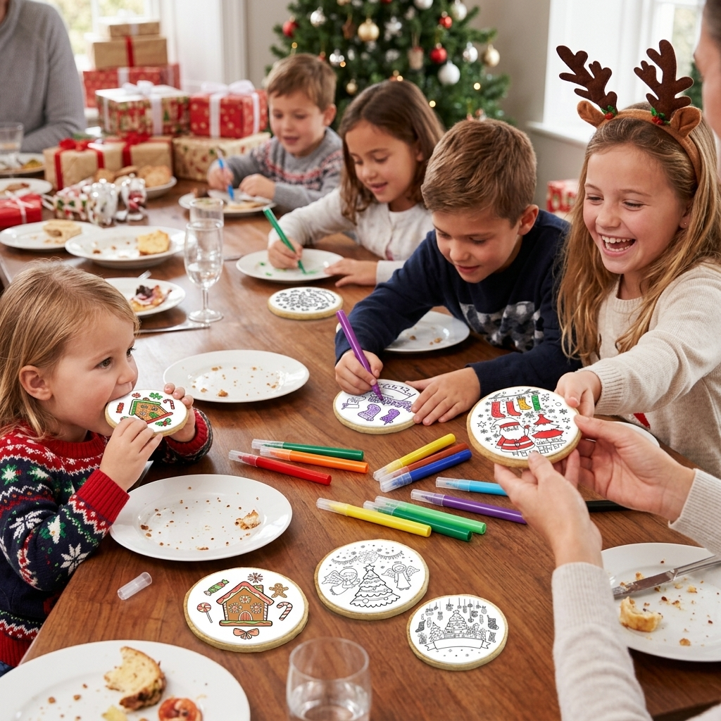 Christmas Cookie Coloring Kit 6-Pack