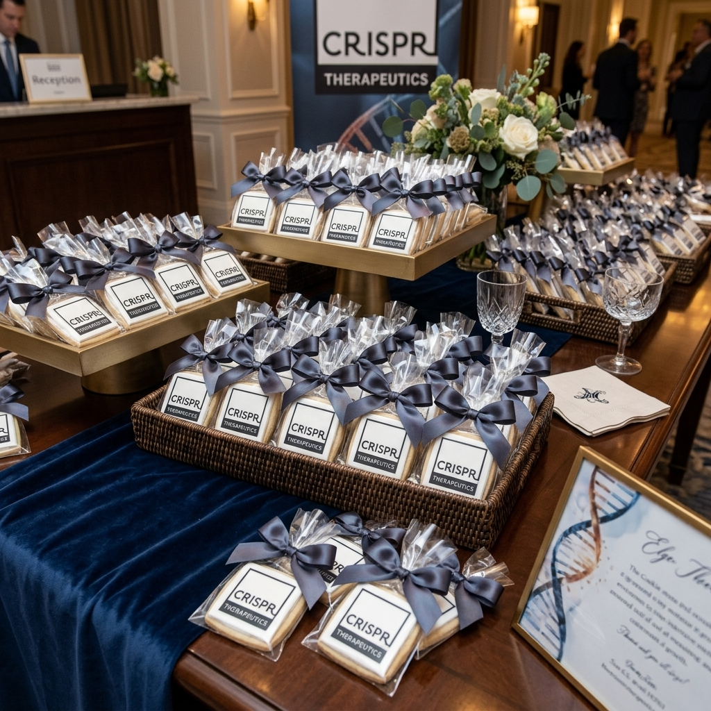 Custom Corporate Logo Cookies