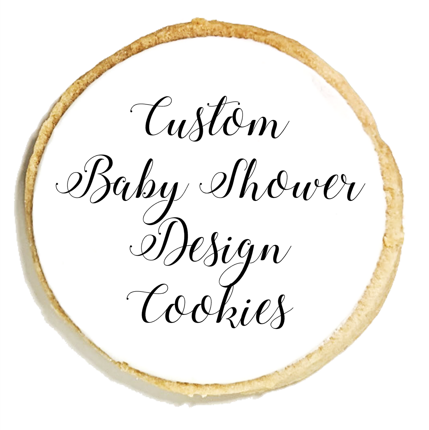 Custom Baby Shower Design Cookies