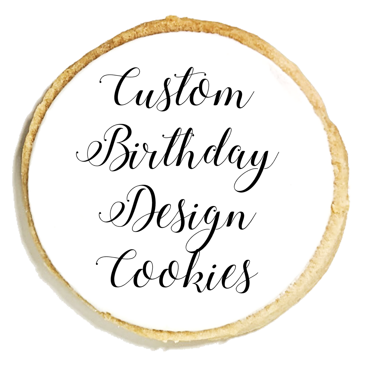 Custom Birthday Design Cookies