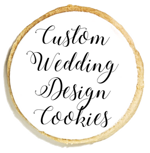 Custom Wedding Design Cookies