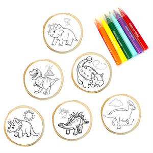 Dino Cookie Coloring Kit