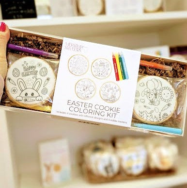 Easter Cookie Coloring Kit 4-Pack