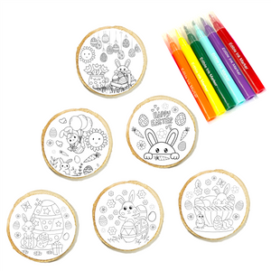 Easter Cookie Coloring Kit 6-Pack