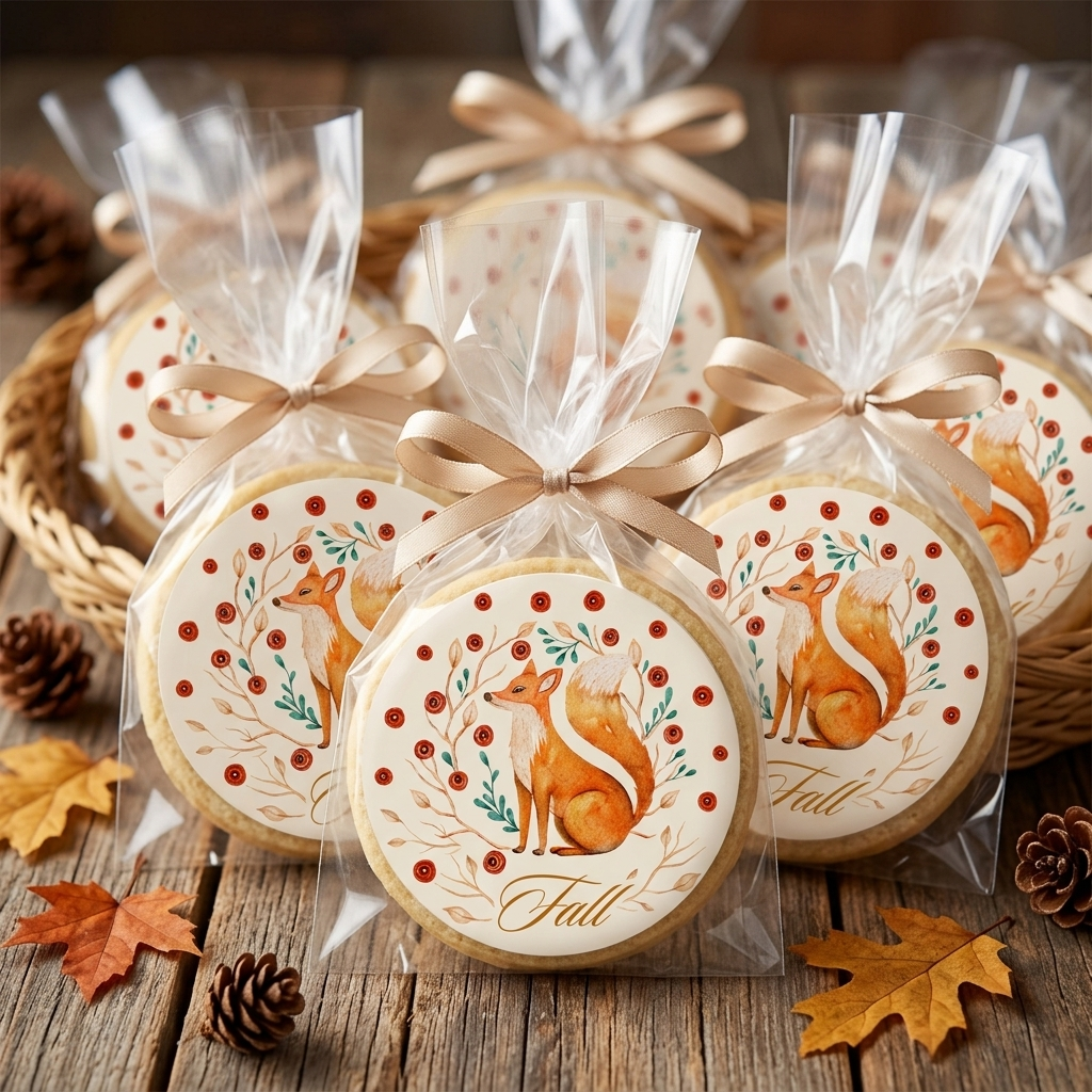 Fall Fox Cookies