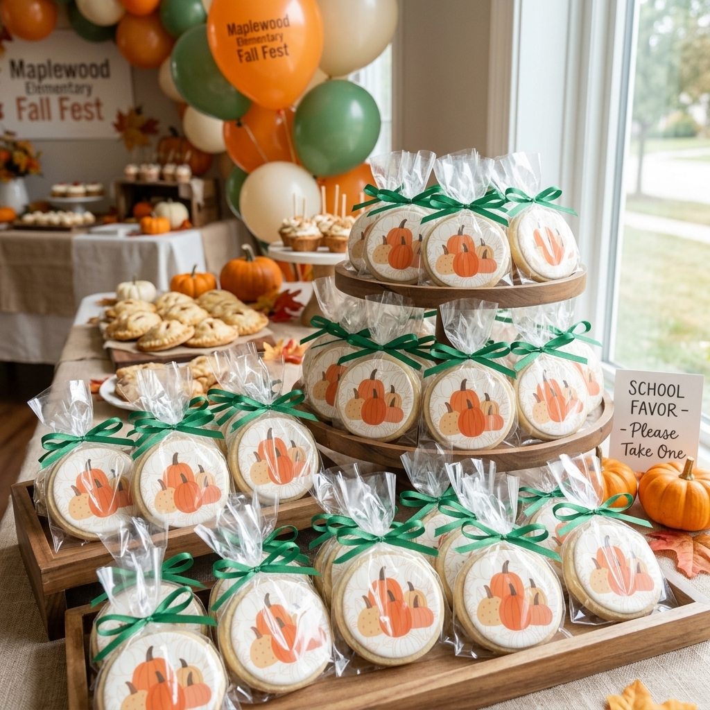 Fall Pumpkin Cookies
