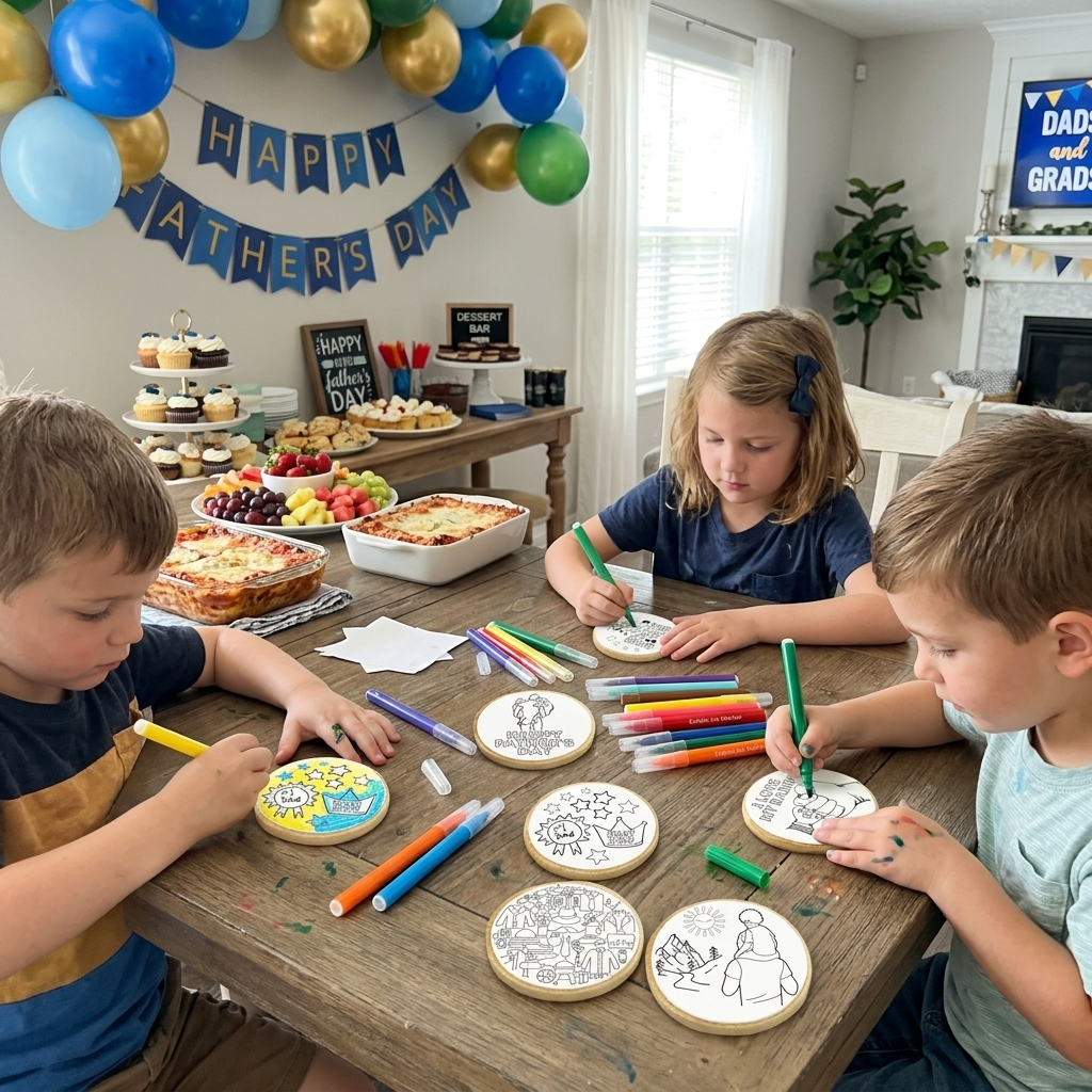 Father's Day Cookie Coloring Kit