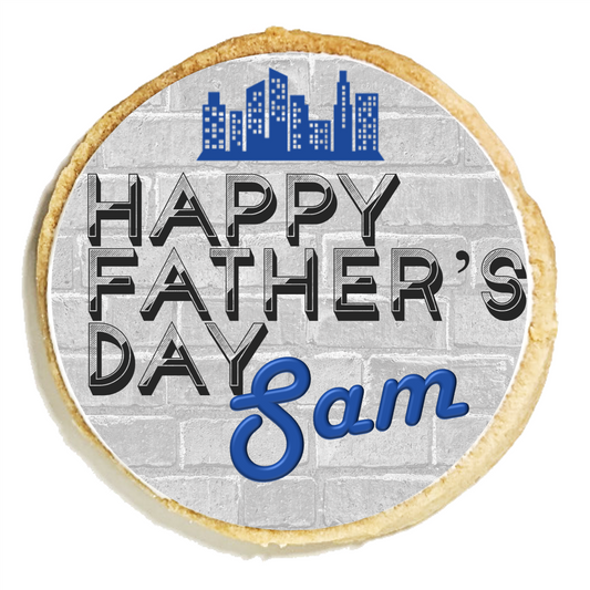 Father's Day Personalized City Dad Cookies