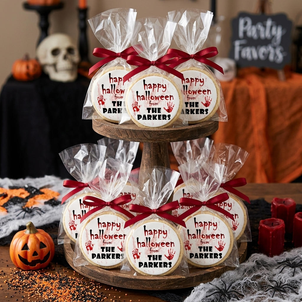Handprint Halloween Cookies