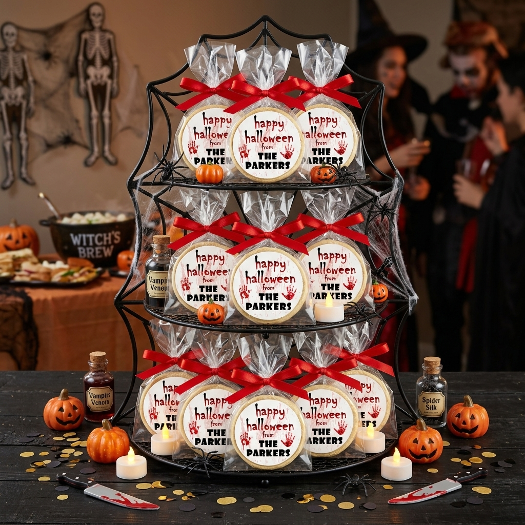 Handprint Halloween Cookies