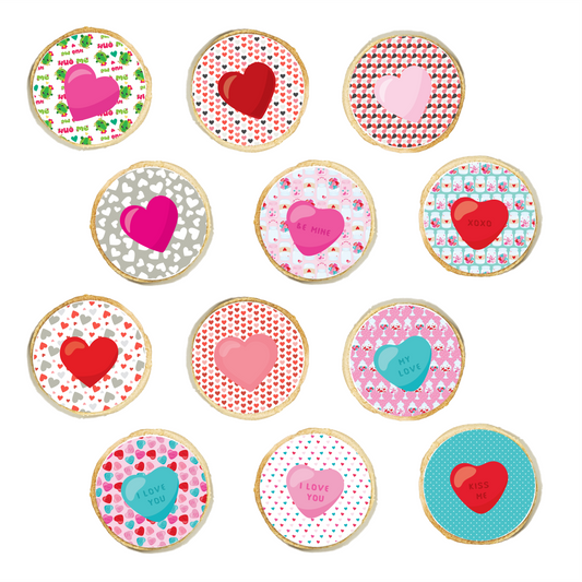 Hearts Valentine's Cookies