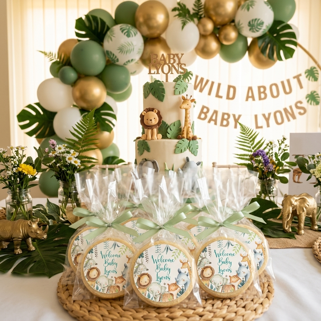 Jungle Baby Animal Cookies
