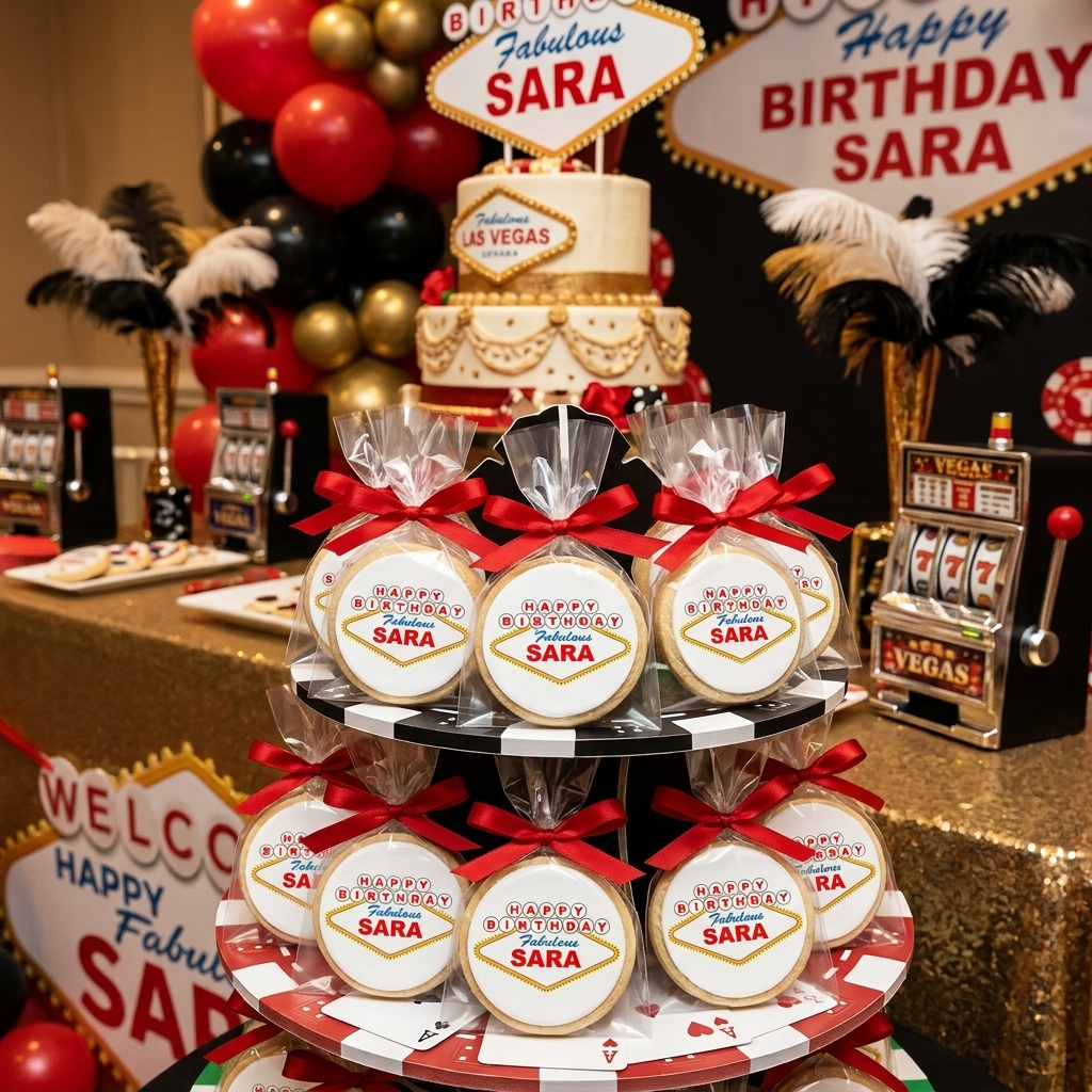 Vegas Sign Cookies