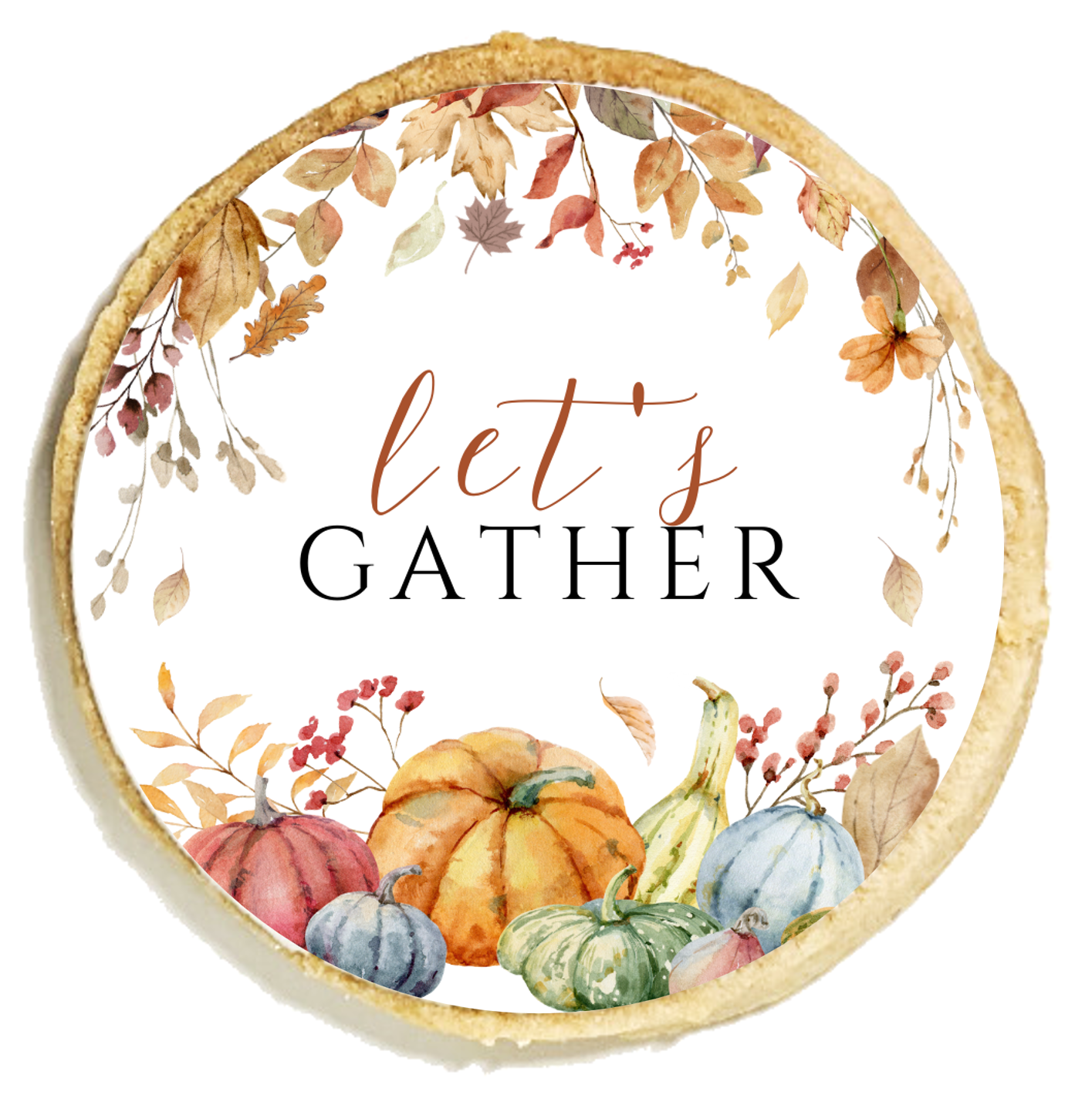 Let's Gather Thanksgiving Cookies