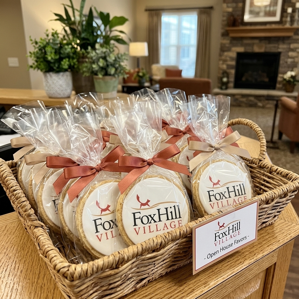 Custom Corporate Logo Cookies