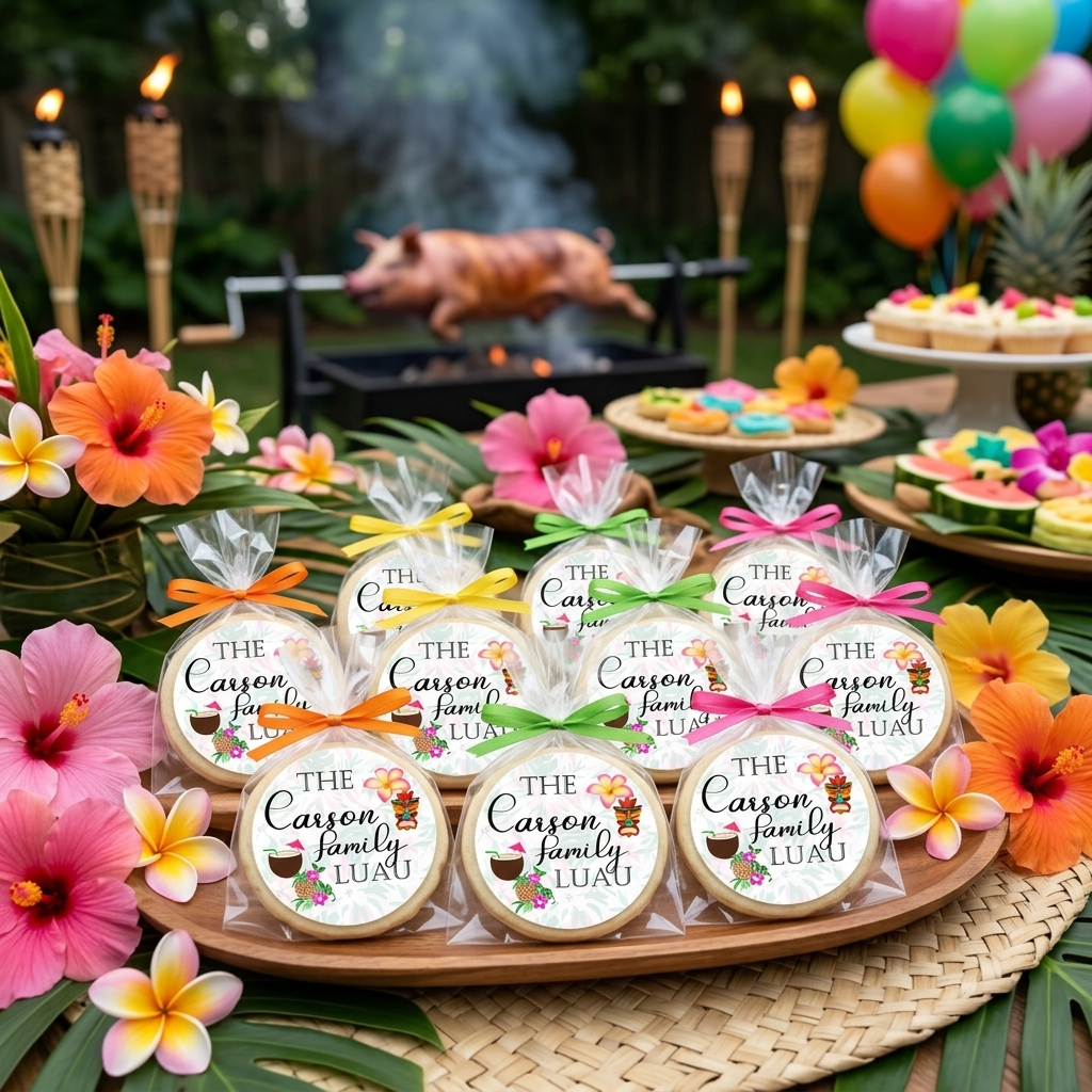 Summer Luau Cookies