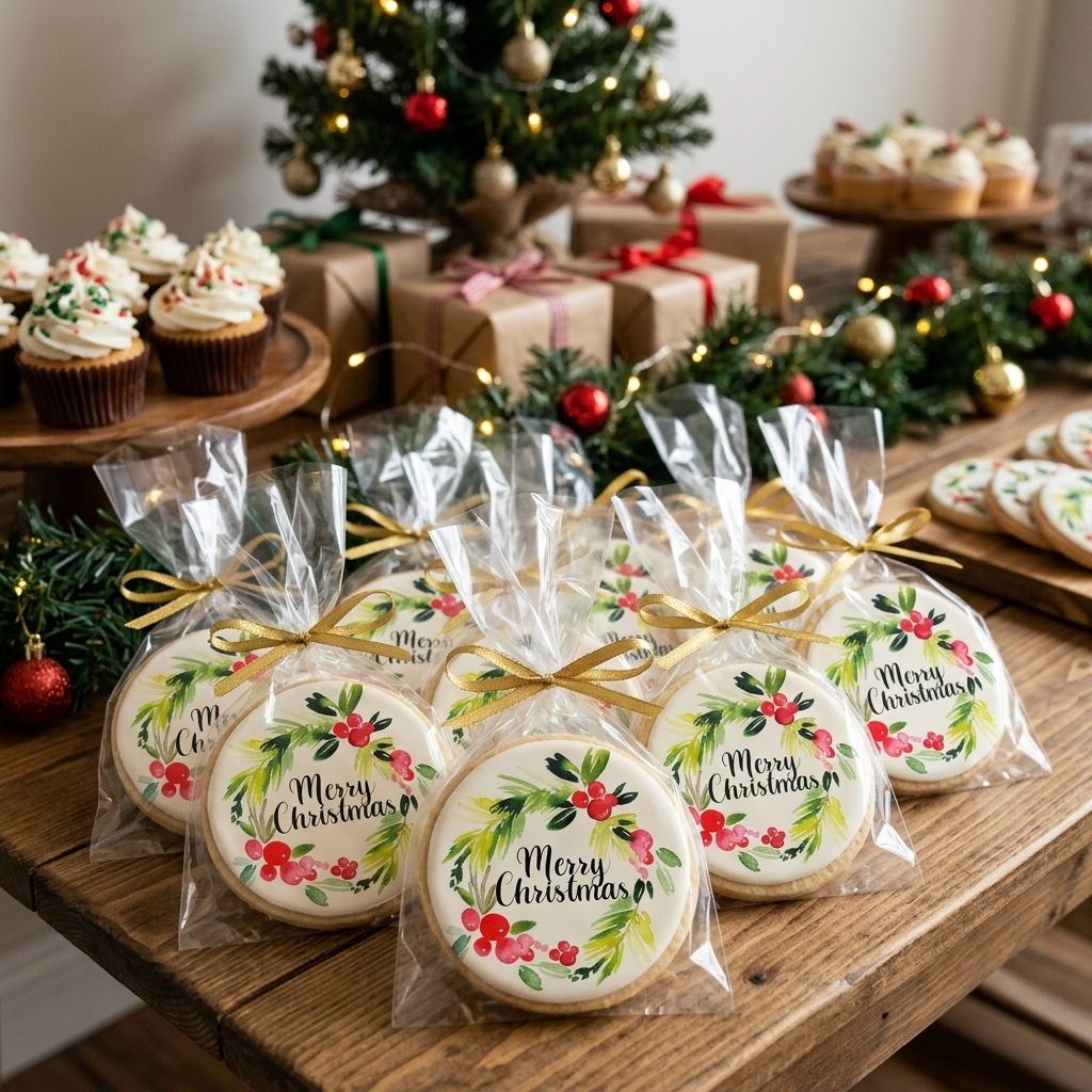 Christmas Wreath Cookies
