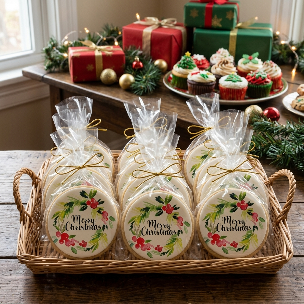 Christmas Wreath Cookies