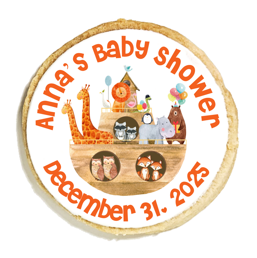 Noah's Arc Baby Shower Cookies