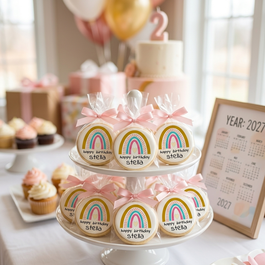 Little One Rainbow Cookies