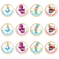 Alice in Wonderland Character Cookies