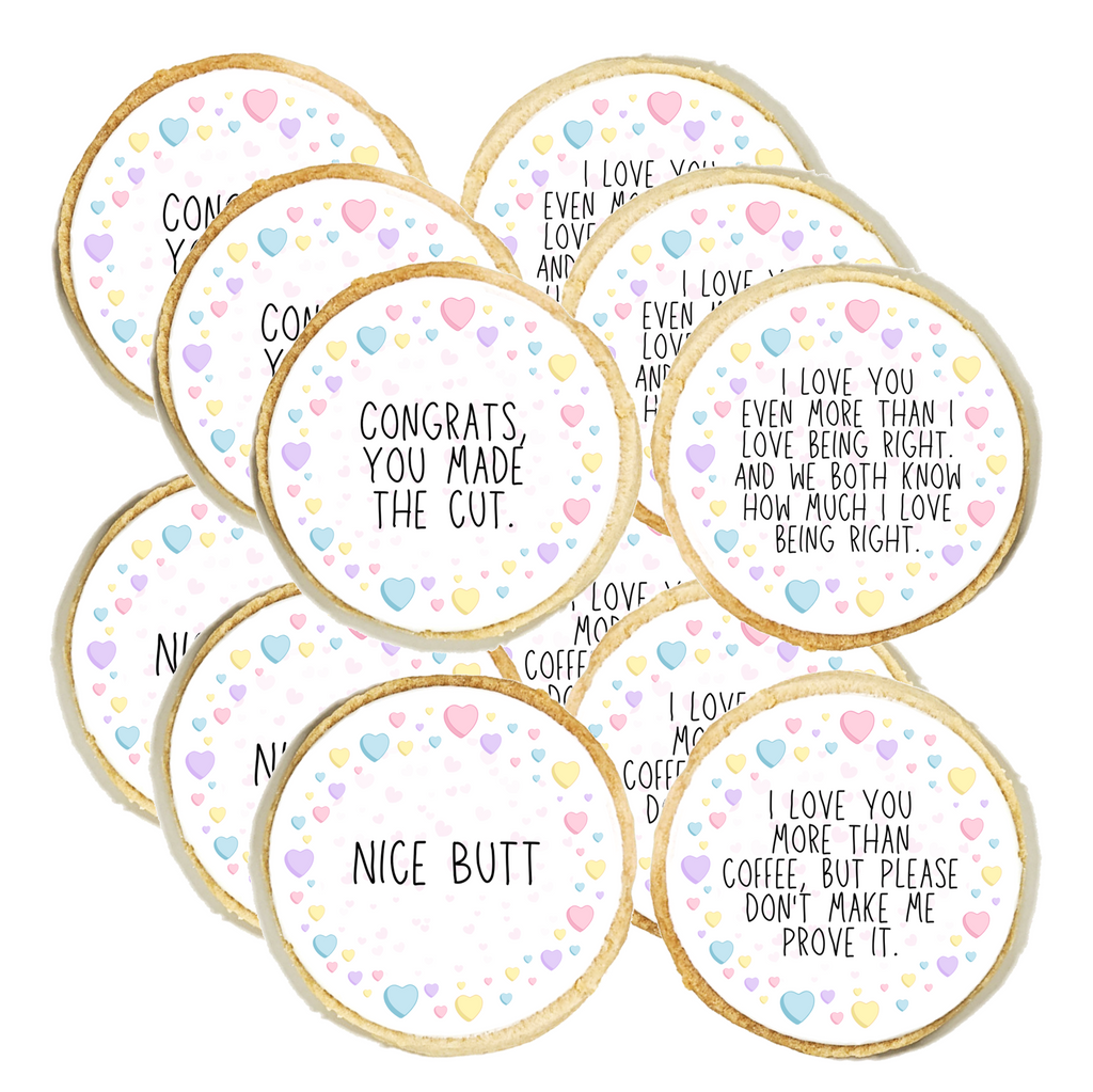 Sarcastic Sweetheart Valentine's Cookies