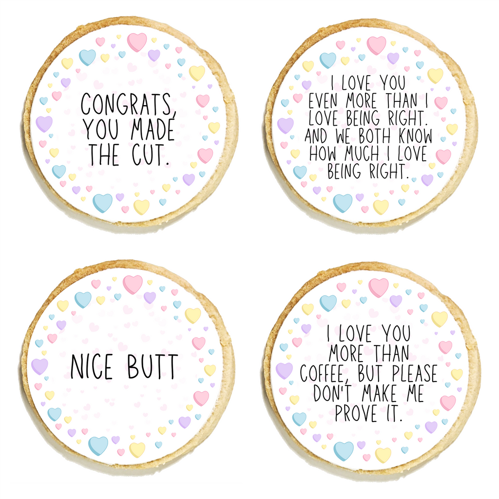 Sarcastic Sweetheart Valentine's Cookies