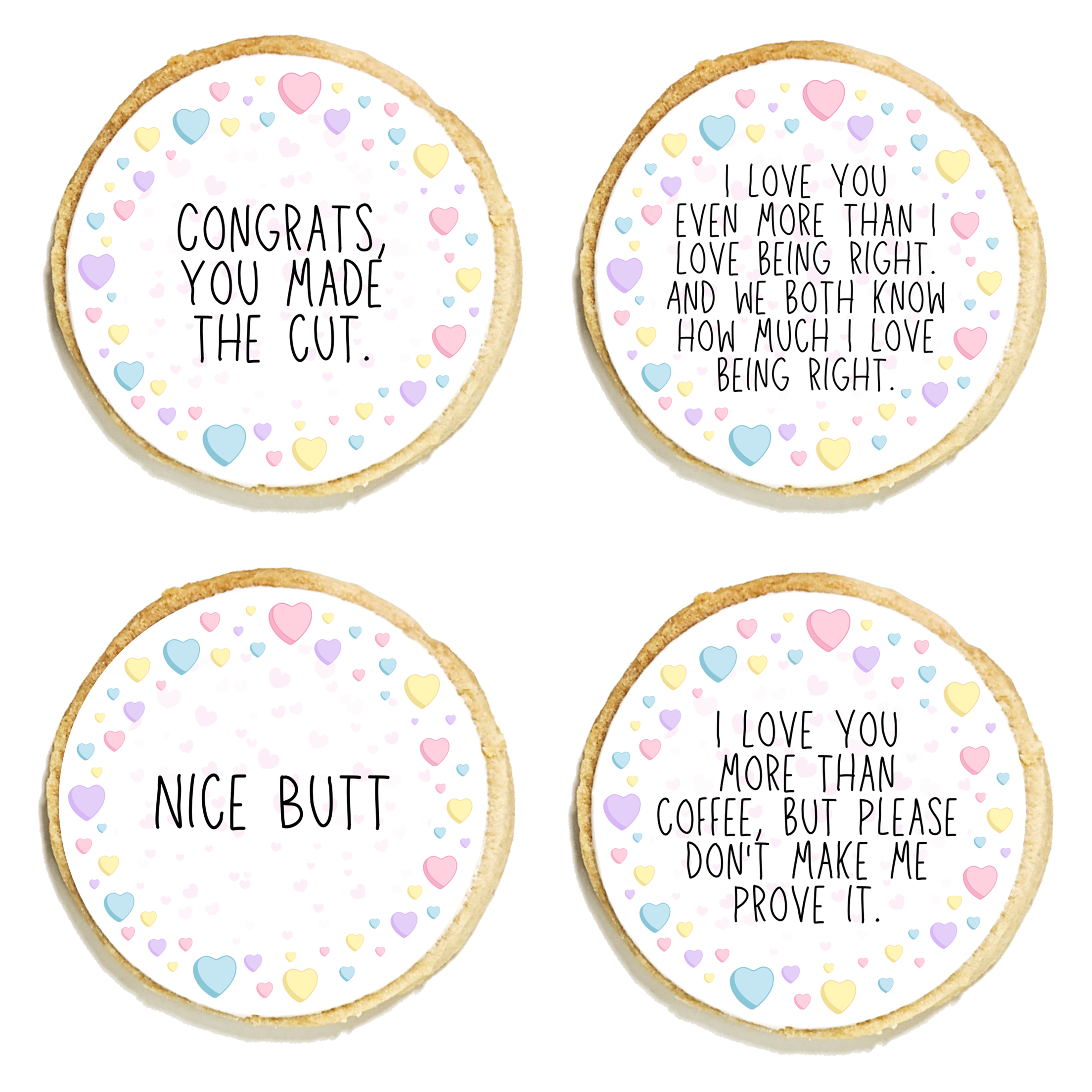 Sarcastic Sweetheart Valentine's Cookies