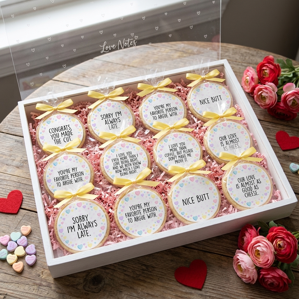 Sarcastic Sweetheart Valentine's Cookies