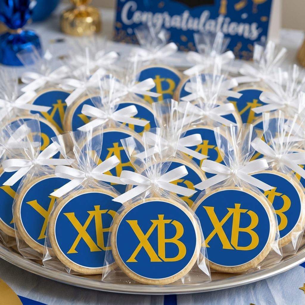 School Logo Cookies