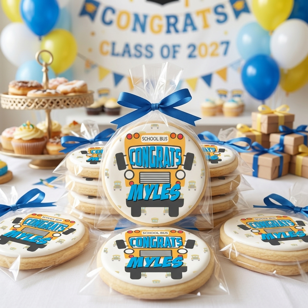 School Bus Cookies